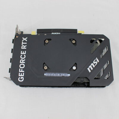 中古  MSI GeForce RTX 4060 Ti VENTUS 2X BLACK 8G OC（RTX4060 Ti 8GB） 3480033855 