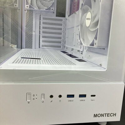 【熊本浜線店】中古  MONTECH XR (W-DP)(ATX ｶﾞﾗｽ WH) 5370000818 