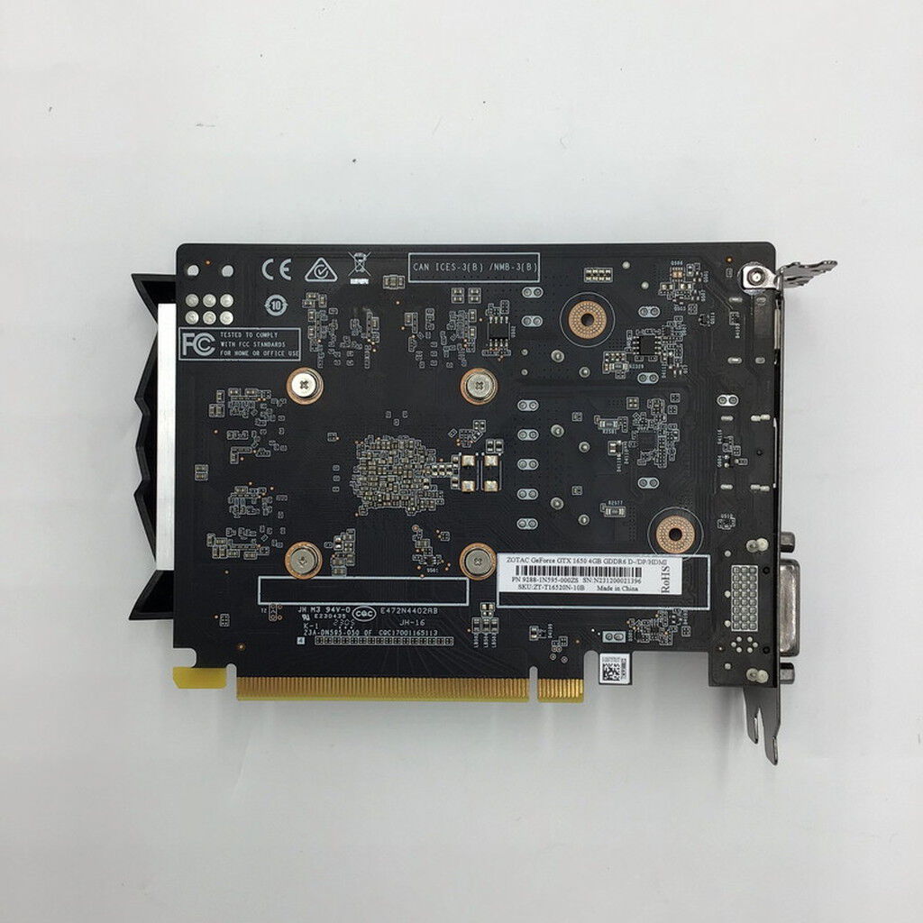 ZOTAC GEFORCE GTX 1650 / 4GB (中古) ZOTAC Gaming GeForce GTX 1650 Graphics Card| 4GB GDDR6,