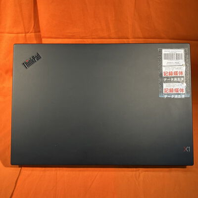 【なんば店】中古  Lenovo ThinkPad X1 Extreme (8750H/32GB/SSD256GB+SSD1TB/GTX1050Ti Max-Q/WLAN/15.6UHD/W10P64) 3280021288
