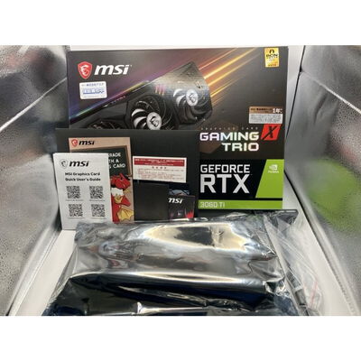 【仙台店】中古  MSI GeForce RTX 3060 Ti GAMING X TRIO (RTX3060Ti 8GB) 144192 