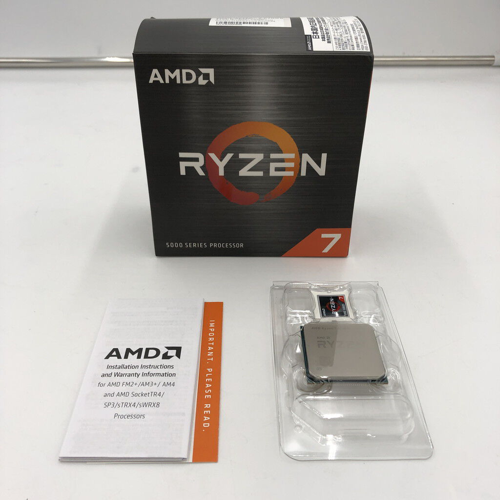 中古 AMD Ryzen 7 5700X (AM4/3.4GHz/36M/C8/T16/65W) 150182