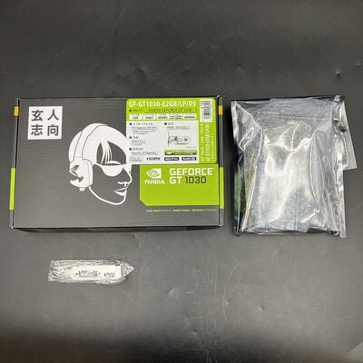 【大須店】中古  玄人志向 GF-GT1030-E2GB/LP/D5 (GT1030 2GB GDR5) 3120023310 