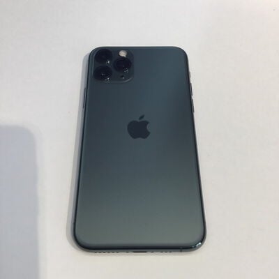【松山環状枝松店】中古  【SIMロック解除済み】【au】 Apple iPhone11 Pro 256GB (ミッドナイトグリーン) MWCC2J/A 155442 