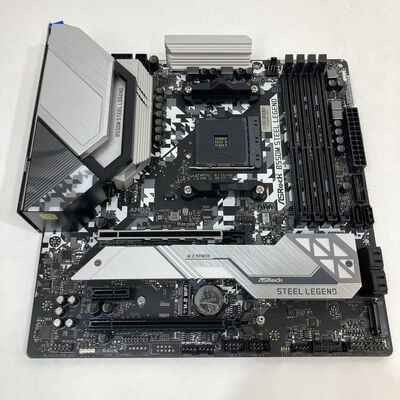 【神戸・三宮店】中古  ASRock B550M Steel Legend (B550 AM4 mATX DDR4) 142939 