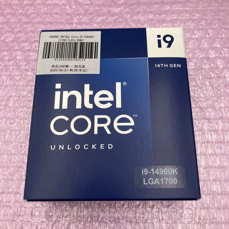 中古 INTEL Core i9 14900K (1700/3.2G/36M/C24/T32) 160698 （402168