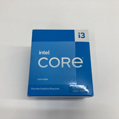 【福山ココローズ店】中古  INTEL Core i3 13100F (1700/3.4G/12M/C4/T8) 154216 