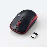 エレコム  M-IR07DRKRD (抗菌省電力 ワイヤレスIRマウス 3ボタン レッド) 