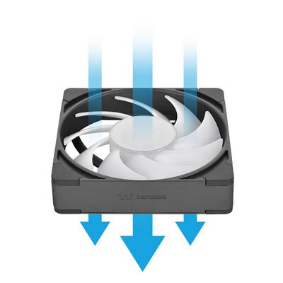 Thermaltake  CT120 EX INFINITY ARGB Sync 3Pack CL-F241-PL12SW-A (120mm ARGB ブラック 3個パック) 