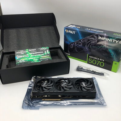 【大分店】中古  Palit NE75070019K9-GB2050S (RTX5070 Infinity 3) 4860000953 