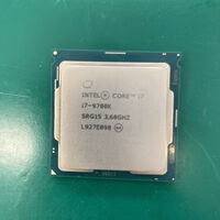 中古  INTEL Core i7 9700K R0 Stepping (1151/3.60GHz/12M/C8/T8) 139704 