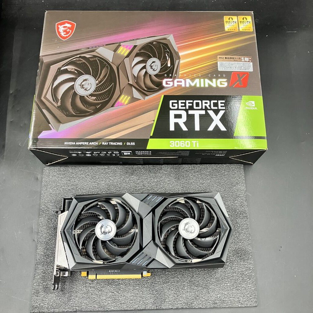中古 【LHR版】MSI GeForce RTX 3060 Ti GAMING X 8G LHR(RTX3060Ti