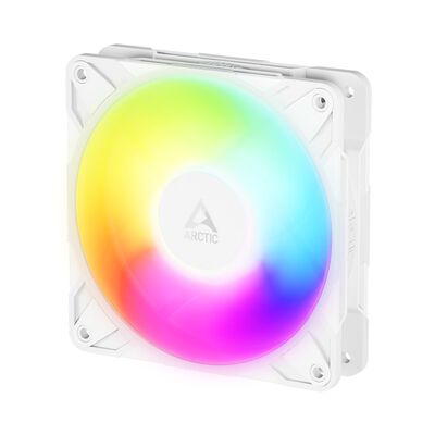 ARCTIC  P12 Pro Reverse A-RGB (White) ACFAN00325A (120mm ARGB ホワイト リバースファン) 