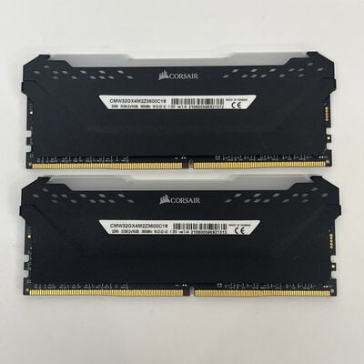 【津ラッツ店】中古  16GB 2枚組(合計32GB) PC4-28800/DDR4-3600 デスクトップ用 190910 