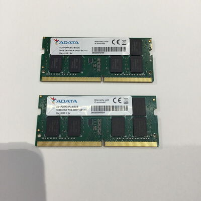 【松山環状枝松店】中古  16GB 2枚組(合計32GB) PC4-19200/DDR4-2400 デスクトップ用 190917 