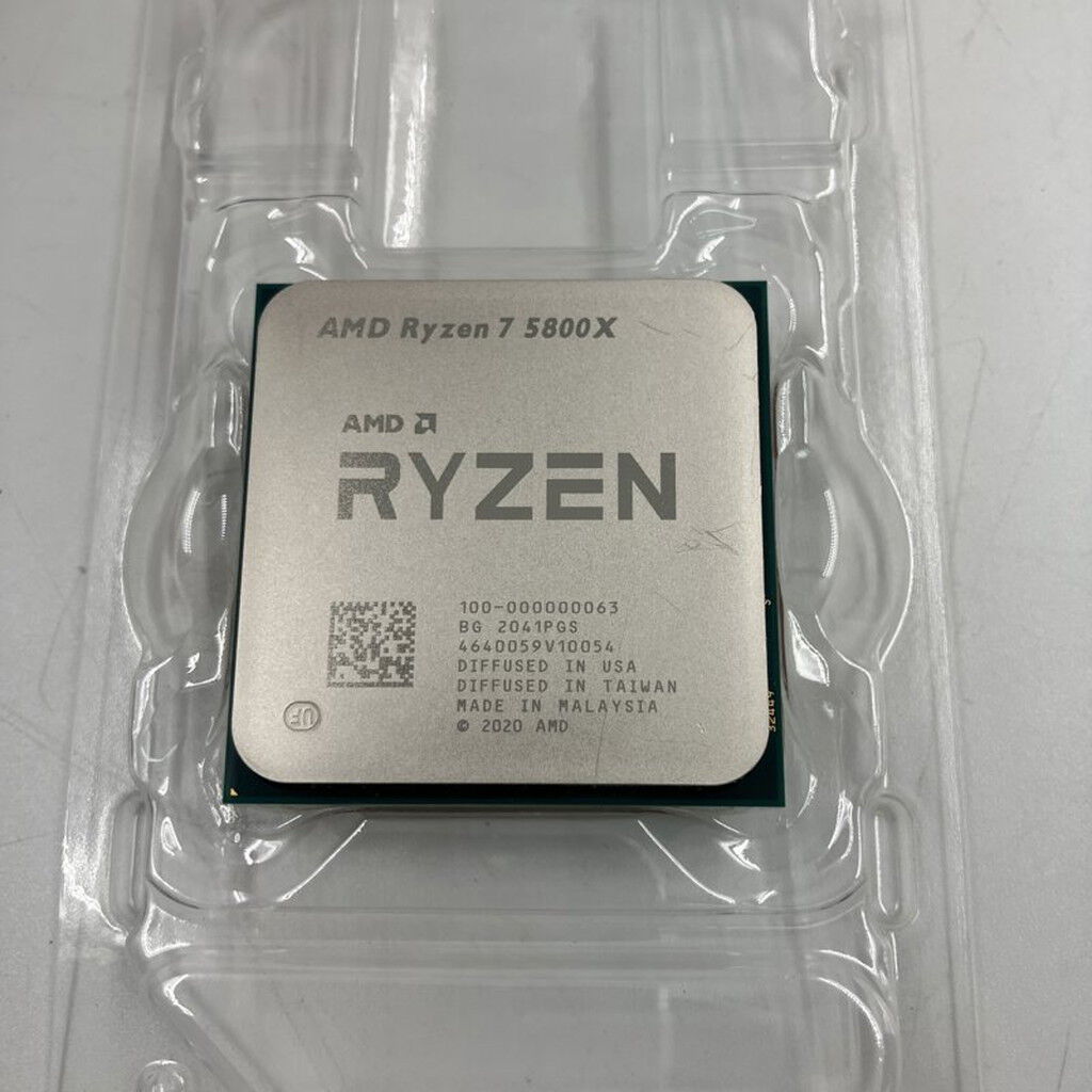 中古 AMD Ryzen 7 5800X (AM4/3.8/36M/C8/T16/105W) 143915 （360166