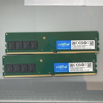 【千葉店】中古  8GB 2枚組(合計16GB) PC4-25600/DDR4-3200 デスクトップ用 190923 