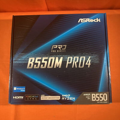 【なんば店】中古  ASRock B550M Pro4 (B550 AM4 mATX DDR4) 142938 