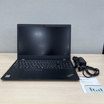 【静岡東瀬名店】中古  Lenovo ThinkPad L15 Gen 1 (INTEL Core i5 10210U 1.6GHz/16GB/SSD256GB/-/オンボード/15.6/1920x1080/Wi-Fi/WEBCAM/W11P64/MicrosoftOffice H&B 2024付) 182474 