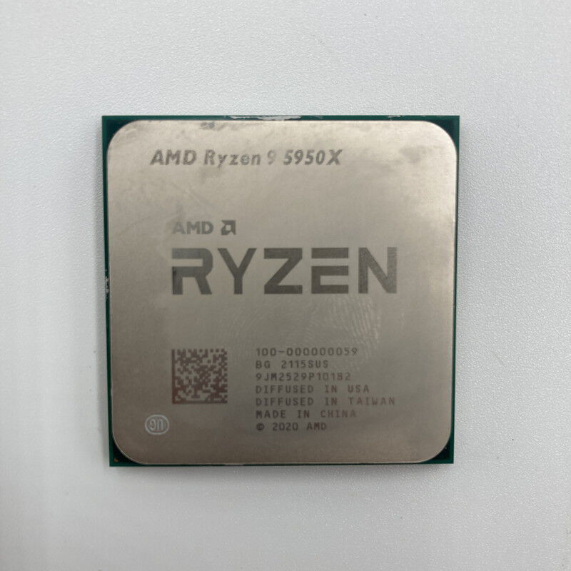 中古CPU AMD Ryzen 9 5950X AM4 AMD Ryzen 9 5950X CPU Processor AM4 16 Core 32 Thread 4.9GHz