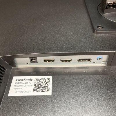 【広島店】中古  Viewsonic VX2728J-2K-72 (27"W 2H1DP 180Hz WQHD) 3320005146 