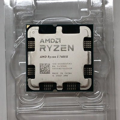 【津ラッツ店】中古  AMD Ryzen 5 7600X (AM5/4.7GHz/38M/C6/T12/105W 152464 