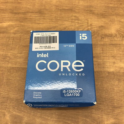 【宇都宮鶴田店】中古  INTEL Core i5 12600KF (1700/3.7G/20M/C10/T16) 147860