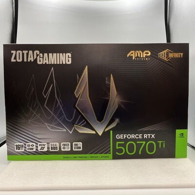 【新潟店】中古  ZOTAC ZT-B50710B-10P(RTX5070Ti AMP Extreme Infini 16GB) 176554 