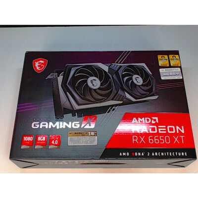 【前橋ｲﾝﾀｰｱｶﾏﾙ店】中古  MSI　Radeon　RX6650XT　GAMING　X　８G 4540001416 