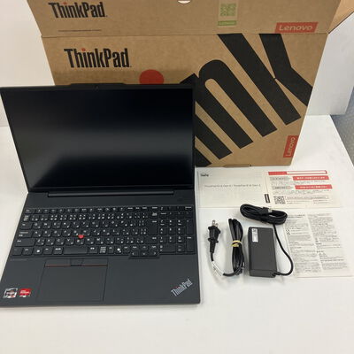 【仙台店】中古  Lenovo ThinkPad E16 Gen 2 AMD (AMD Ryzen5 7535U 2.9GHz/16GB/SSD256GB/-/オンボード/16/1920x1200/Wi-Fi/WEBCAM/W11P64) 176149 