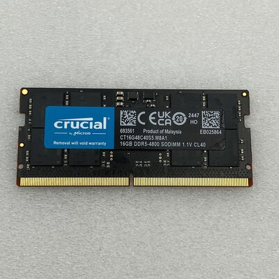 【新潟店】中古  PC5-38400 16GB ノート用(DDR5-4800) 158769 