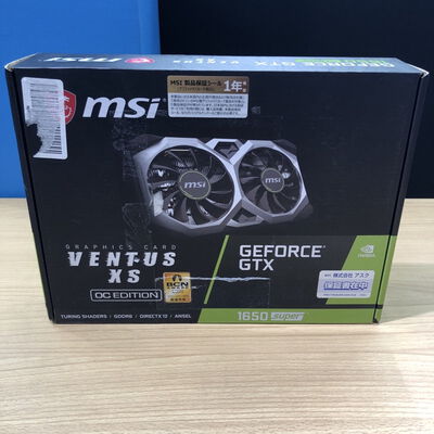 【甲府飯田店】中古  MSI GeForce GTX1650 SUPER VENTUS XS OC (GTX1650 SUPER 4GB) 141897 