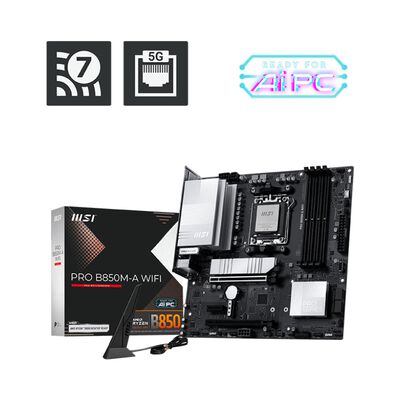 MSI  PRO B850M-A WIFI (B850 AM5 MicroATX) 