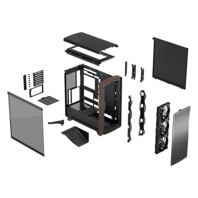 Fractal Design  Summit Black TG Light Tint FD-C-SUM1A-04 (E-ATX ガラスパネル ブラック) 