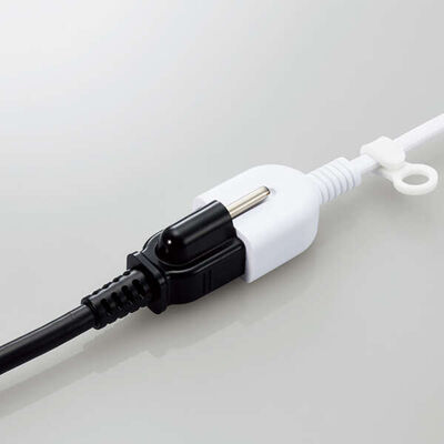 エレコム  シャッター付き電源延長コード1m 