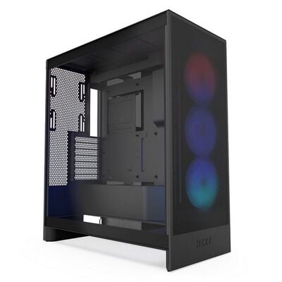 NZXT  H7 Flow RGB CM-H72FB-R1 (E-ATX ガラス ブラック) 
