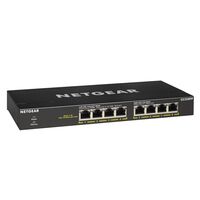 NETGEAR  GS308PP-100AJS PoE+対応ギガビット8ポート アンマネージエッセンシャルスイッチ (PoE+&times;8ポート) (83W) 
