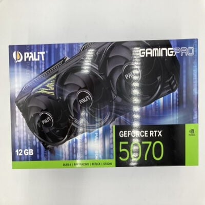 【盛岡都南店】中古  Palit NE75070019K9-GB2050A GamingPro (RTX5070 12G) 176909 
