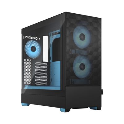 Fractal Design  Pop Air RGB Cyan Core TG Clear Tint FD-C-POR1A-02 (ATX) ドスパラ限定モデル 