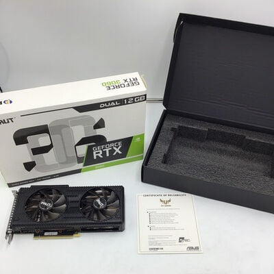 【白山FM松任店】中古  Palit NE63060019K9-190AD(RTX3060 Dual 12G) 175511 