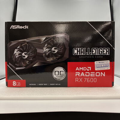 【新潟店】中古  ASRock RX7600 CL 8GO RX7600 Challenger 8G OC (RX7600 8G) 162749 