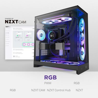 NZXT  F420U Ultra RGB Black RF-E42US-BA (420mm ARGB ブラック) 