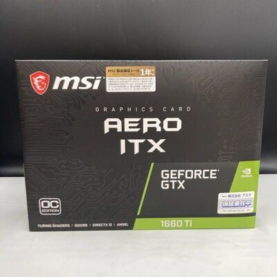 【熊本浜線店】中古  MSI GeForce GTX 1660 Ti AERO ITX 6G OC(GTX1660Ti) 139073 