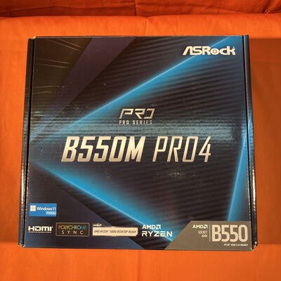 【なんば店】中古  ASRock B550M Pro4 (B550 AM4 mATX DDR4) 142938 