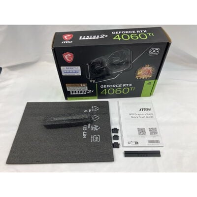 【仙台店】中古  MSI GeForce RTX 4060 Ti VENTUS 2X BLACK 8G OC?(RTX4060Ti 8GB) 158559 