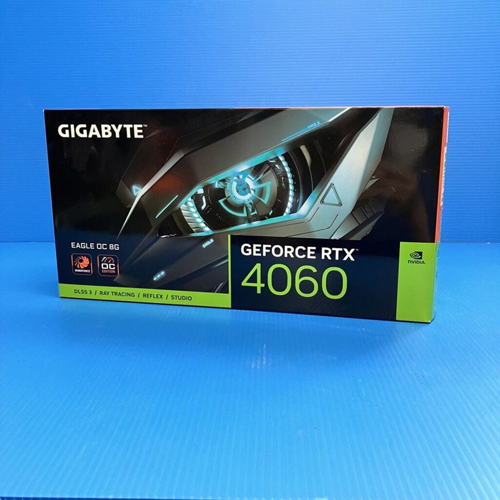 中古 GIGABYTE GV-N4060EAGLE OC-8GD (RTX4060 8G) 175572 （360482