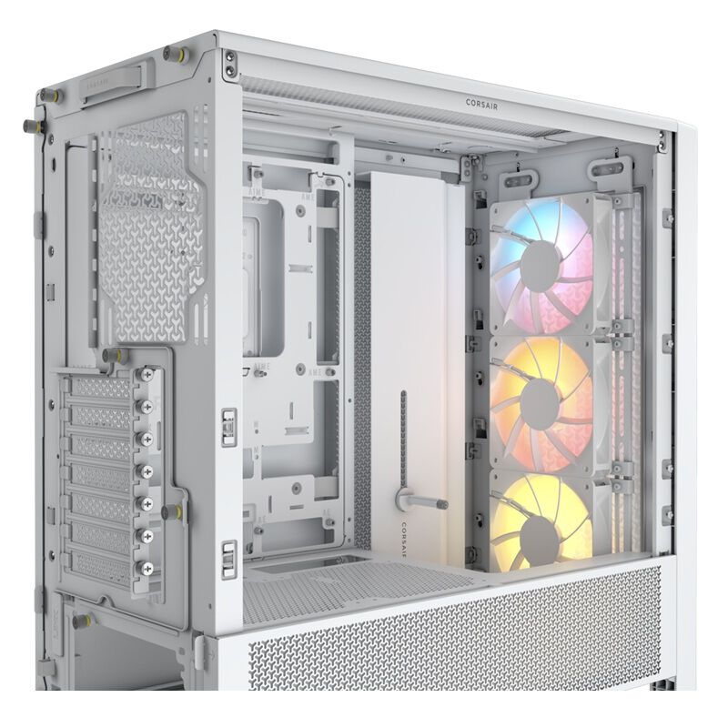 美品 Corsair FRAME 4000D RS CC-9011297-WW Corsair FRAME 4000D RS ARGB White CC-9011297-WW (E-ATX ガラス