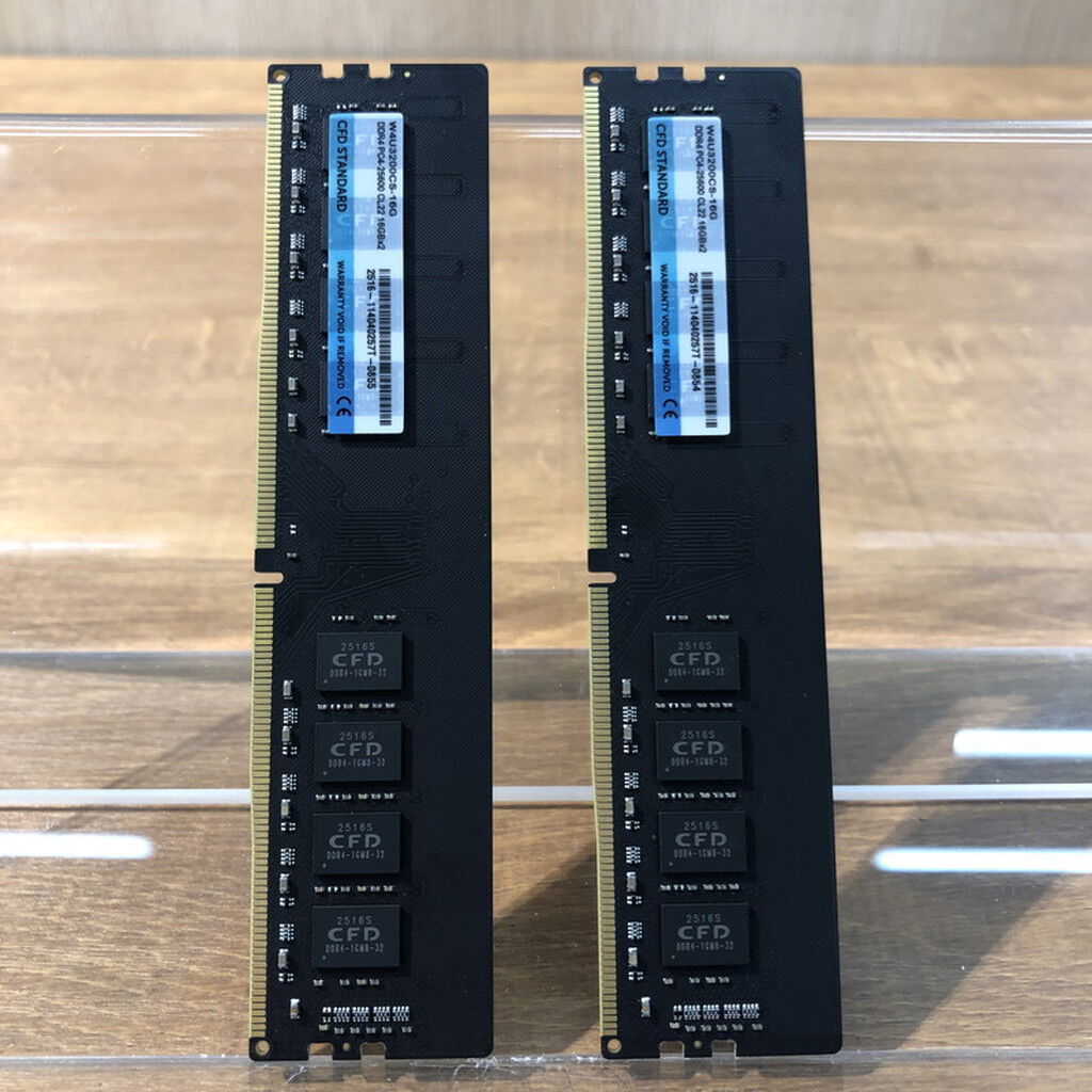 中古 16GB 2枚組(合計32GB) PC4-25600/DDR4-3200 デスクトップ用