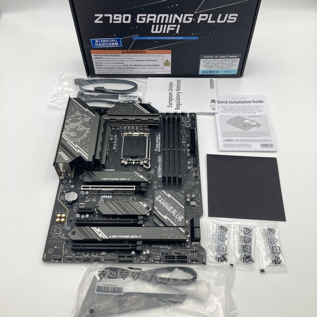 中古 MSI Z790 GAMING PLUS WIFI (Z790 1700 ATX DDR5) 175361