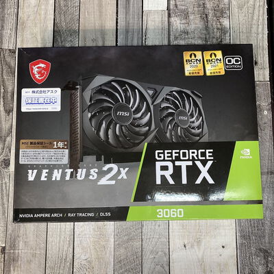 【広島店】中古  MSI GeForce RTX 3060 VENTUS 2X 12G OC (RTX3060 12GB) 144777 